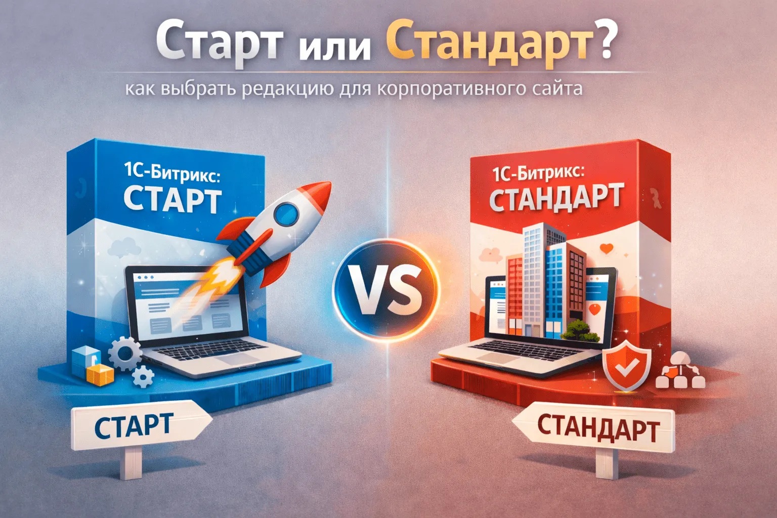 Старт или Стандарт: как выбрать редакцию для корпоративного сайта в Нижневартовске